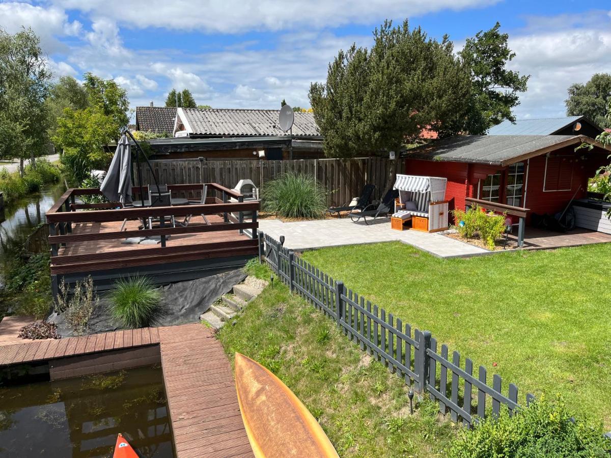 Meerbude Am Grossen Meer - Ferienhaus Südbrookmerland 外观 照片